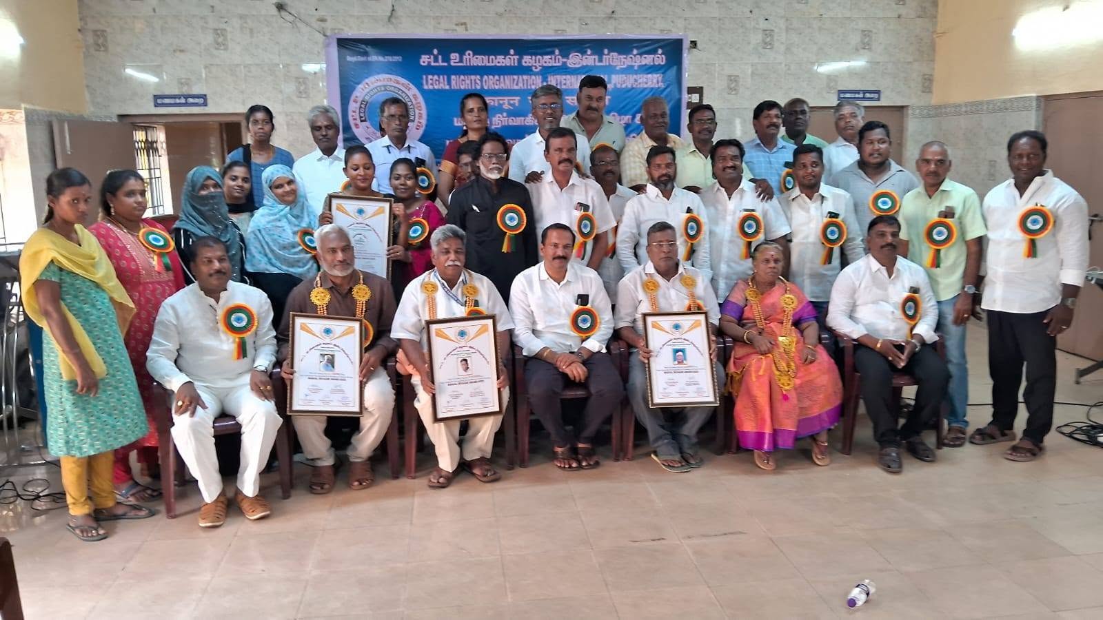 Bruno savio receives makkal sevagar award